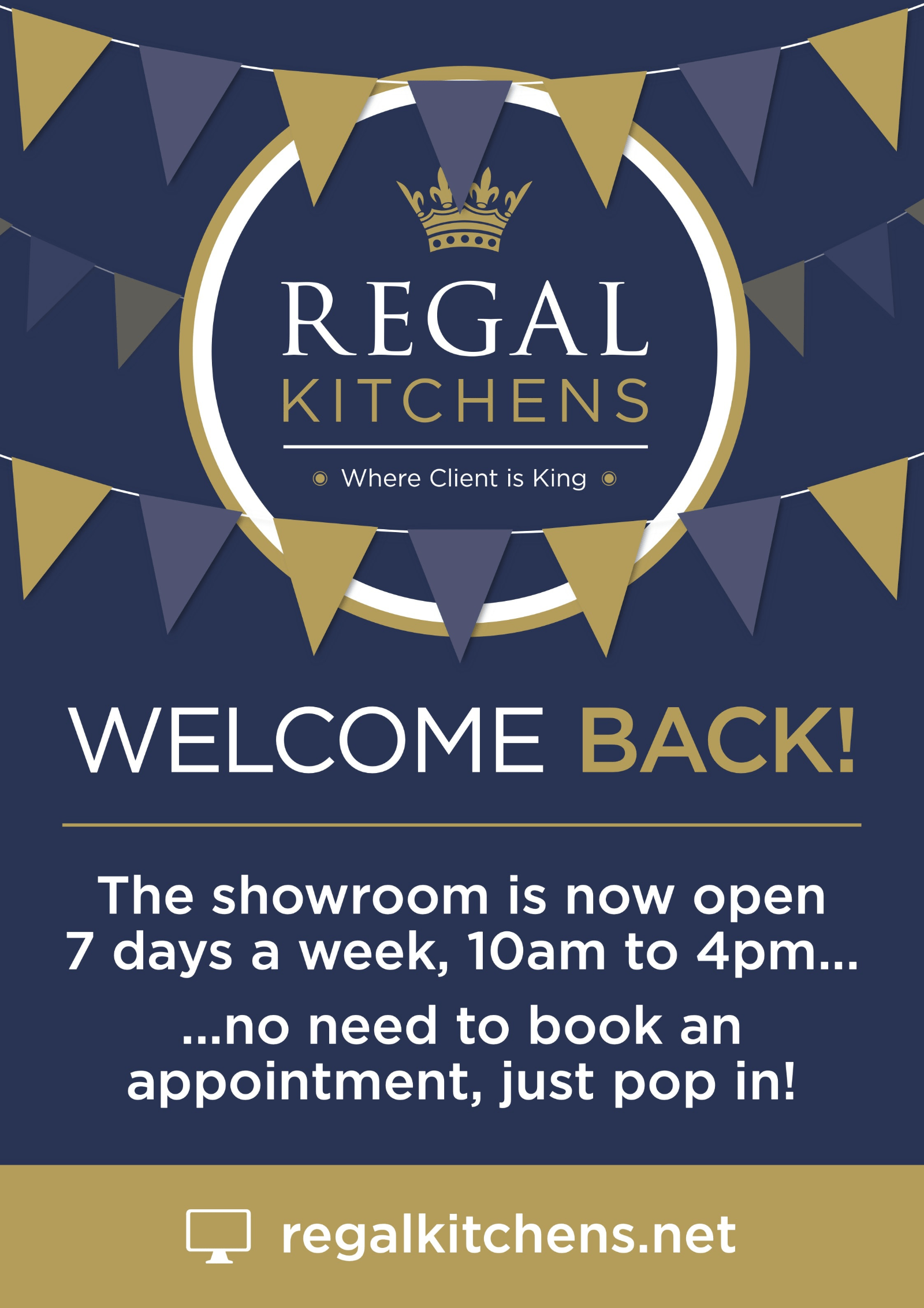 Regal Kitchens is Open