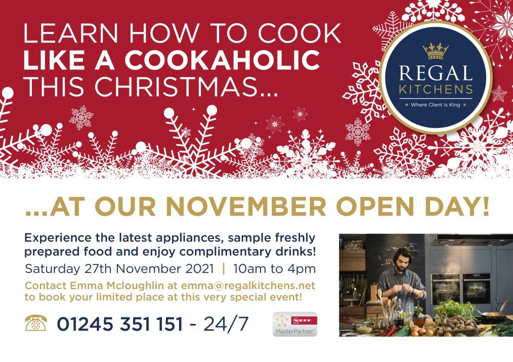 Regal Kitchens 2021 Email Invite NOV Neff Open Day