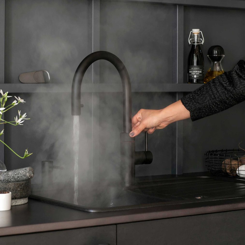 quooker 1.4-Flex-Black-carbon-boiling