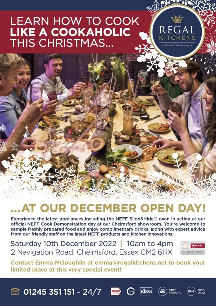 Regal Kitchens 2022 A3 Poster 229x420mm 3mm Bleed DEC Neff Open Day