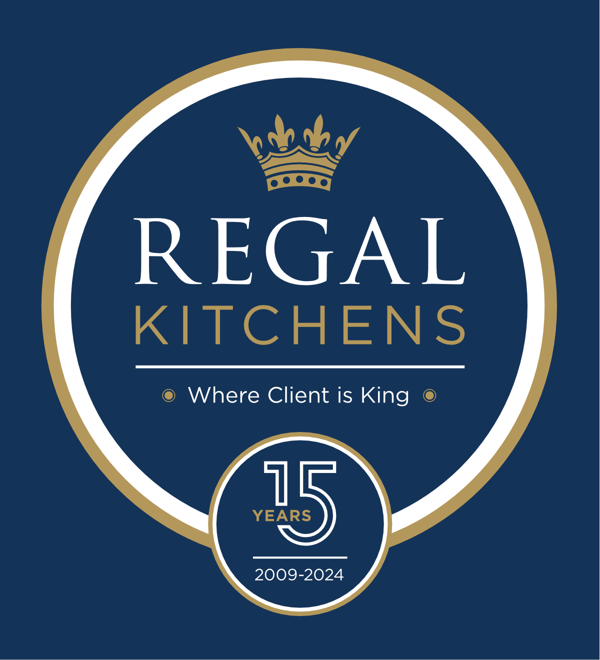 Regal 15 Years Full Logo – BLUE